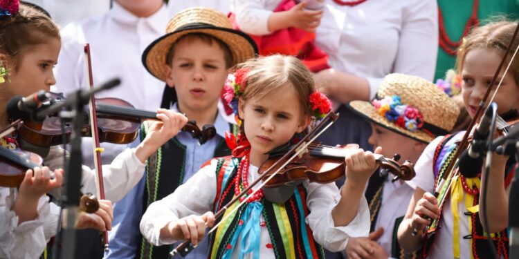 02.05.2022. Lublin. Muzeum Wsi Lubelskiej. Eliminacje festiwalu „Jawor – u źródeł kultury 2022” / Krzysztof Radzki / Radio Lublin