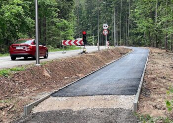 25.05.2022. Ścieżka rowerowa z Zagnańska do Kielc / Wiktor Taszłow / Radio Kielce