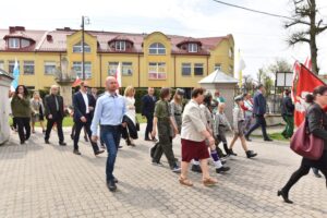 03.05.2022. Włoszczowa. Obchody rocznicy uchwalenia Konstytucji 3 Maja / Magdalena Galas-Klusek / Radio Kielce