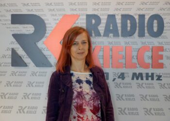 08.05.2022. Radio Kielce. Spodziewany Gość. Na zdjęciu: Karolina Wilczyńska - pisarka / Piotr Kwaśniewski / Radio Kielce