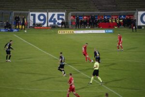 06.05.2022. Opole. Mecz 32. kolejki Fortuna 1 Ligi: Odra Opole - Korona Kielce / Sebastian Kalwat / Radio Kielce