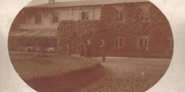11.07.1925. Czaryż. Dwór / Zbiory  Barbary Gołajewskiej-Chudzikiewicz