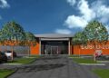 10.05.2022. Busko-Zdrój. Wstępna koncepcja nowego centrum komunikacyjnego. Wizualizacja / UMiG Busko-Zdrój