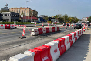 Trwa remont alei Solidarności. Jedna jezdnia zamknięta [ZDJĘCIA, WIDEO] - Radio Kielce