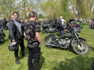 01.05.2022. Sandomierz. Zlot motocyklistów / Grażyna Szlęzak-Wójcik / Radio Kielce