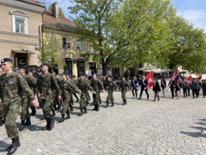 03.05.2022. Sandomierz. Uroczystości rocznicy Konstytucji 3 Maja / Grażyna Szlęzak-Wójcik / Radio Kielce