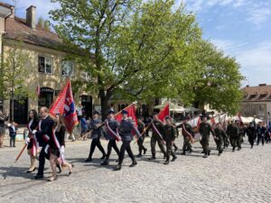 03.05.2022. Sandomierz. Uroczystości rocznicy Konstytucji 3 Maja / Grażyna Szlęzak-Wójcik / Radio Kielce