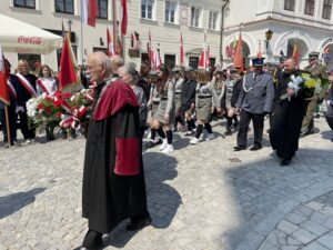 03.05.2022. Sandomierz. Uroczystości rocznicy Konstytucji 3 Maja / Grażyna Szlęzak-Wójcik / Radio Kielce