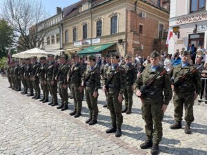 03.05.2022. Sandomierz. Uroczystości rocznicy Konstytucji 3 Maja / Grażyna Szlęzak-Wójcik / Radio Kielce