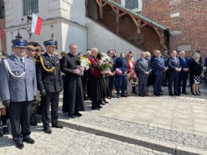 03.05.2022. Sandomierz. Uroczystości rocznicy Konstytucji 3 Maja / Grażyna Szlęzak-Wójcik / Radio Kielce