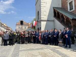 03.05.2022. Sandomierz. Uroczystości rocznicy Konstytucji 3 Maja / Grażyna Szlęzak-Wójcik / Radio Kielce