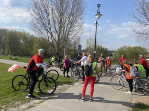 03.05.2022. Koprzywnica. Rajd rowerowy / Grażyna Szlęzak-Wójcik / Radio Kielce