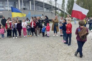 06.05.2022. Sandomierz. Piknik integracyjny "Solidarni z Ukrainą" / Grażyna Szlęzak-Wójcik / Radio Kielce