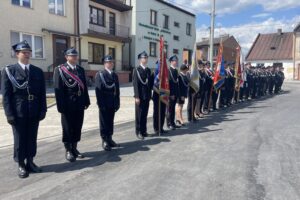 08.05.2022. Koprzywnica. Jubileusz 110-lecia Ochotniczej Straży Pożarnej w Koprzywnicy / Grażyna Szlęzak-Wójcik / Radio Kielce