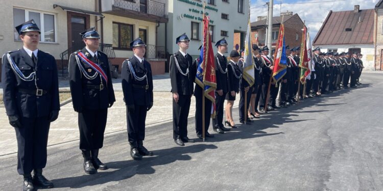 08.05.2022. Koprzywnica. Jubileusz 110-lecia Ochotniczej Straży Pożarnej w Koprzywnicy / Grażyna Szlęzak-Wójcik / Radio Kielce