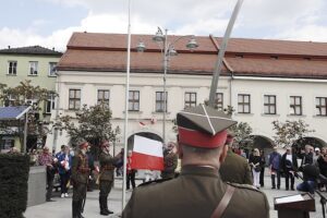 02.05.2022. Kielce. Obchody Dnia Flagi Rzeczpospolitej / Jarosław Kubalski / Radio Kielce
