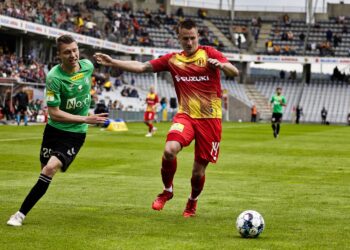 14.05.2022. Kielce. 33. kolejka Fortuna 1 Ligi: Korona Kielce - GKS Katowice / Jarosław Kubalski / Radio Kielce