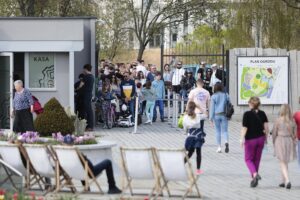 01.05.2022. Kielce. Ogród botaniczny w wiosennej odsłonie / Wiktor Taszłow / Radio Kielce