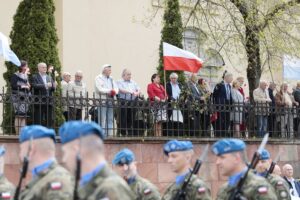 03.05.2022. Kielce. Obchody Święta Konstytucji 3 Maja / Wiktor Taszłow / Radio Kielce