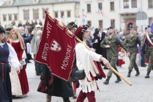 03.05.2022. Kielce. Obchody Święta Konstytucji 3 Maja / Wiktor Taszłow / Radio Kielce