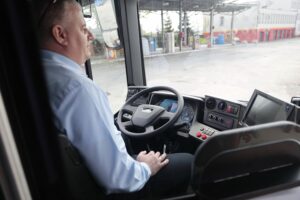 06.05.2022. Kielce. Oficjalne przyjęcie nowych autobusów MAN w Miejskim Przedsiębiorstwie Komunikacji / Wiktor Taszłow / Radio Kielce