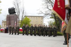 09.05.2022. Kielce. Uroczystości 77. rocznicy zakończenia II wojny światowej / Wiktor Taszłow / Radio Kielce