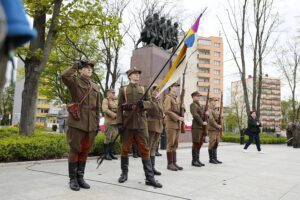 09.05.2022. Kielce. Uroczystości 77. rocznicy zakończenia II wojny światowej / Wiktor Taszłow / Radio Kielce