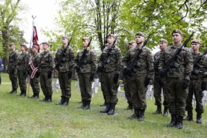 09.05.2022. Kielce. Uroczystości 77. rocznicy zakończenia II wojny światowej / Wiktor Taszłow / Radio Kielce