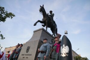 12.05.2022. Kielce. Uroczystości w związane z 87. rocznicą śmierci Józefa Piłsudskiego / Wiktor Taszłow / Radio Kielce