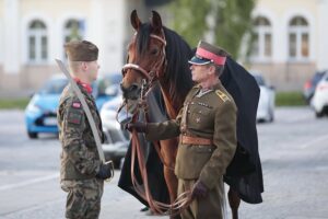 12.05.2022. Kielce. Uroczystości w związane z 87. rocznicą śmierci Józefa Piłsudskiego / Wiktor Taszłow / Radio Kielce