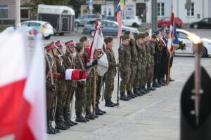 12.05.2022. Kielce. Uroczystości w związane z 87. rocznicą śmierci Józefa Piłsudskiego / Wiktor Taszłow / Radio Kielce