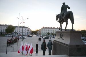 12.05.2022. Kielce. Uroczystości w związane z 87. rocznicą śmierci Józefa Piłsudskiego / Wiktor Taszłow / Radio Kielce