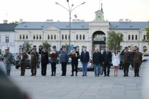 12.05.2022. Kielce. Uroczystości w związane z 87. rocznicą śmierci Józefa Piłsudskiego / Wiktor Taszłow / Radio Kielce