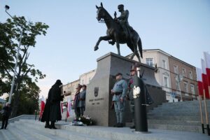 12.05.2022. Kielce. Uroczystości w związane z 87. rocznicą śmierci Józefa Piłsudskiego / Wiktor Taszłow / Radio Kielce