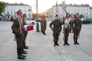 12.05.2022. Kielce. Uroczystości w związane z 87. rocznicą śmierci Józefa Piłsudskiego / Wiktor Taszłow / Radio Kielce