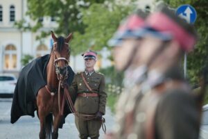 12.05.2022. Kielce. Uroczystości w związane z 87. rocznicą śmierci Józefa Piłsudskiego / Wiktor Taszłow / Radio Kielce