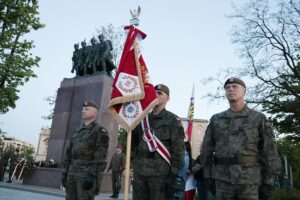 12.05.2022. Kielce. Uroczystości w związane z 87. rocznicą śmierci Józefa Piłsudskiego / Wiktor Taszłow / Radio Kielce