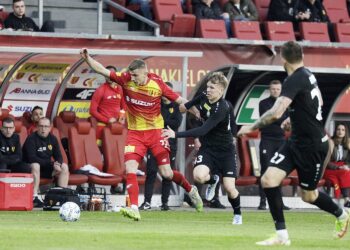 30.04.2022 Kielce Fortuna 1 Liga. Mecz Korona Kielce - Górnik Polkowice / Jarosław Kubalski / Radio Kielce