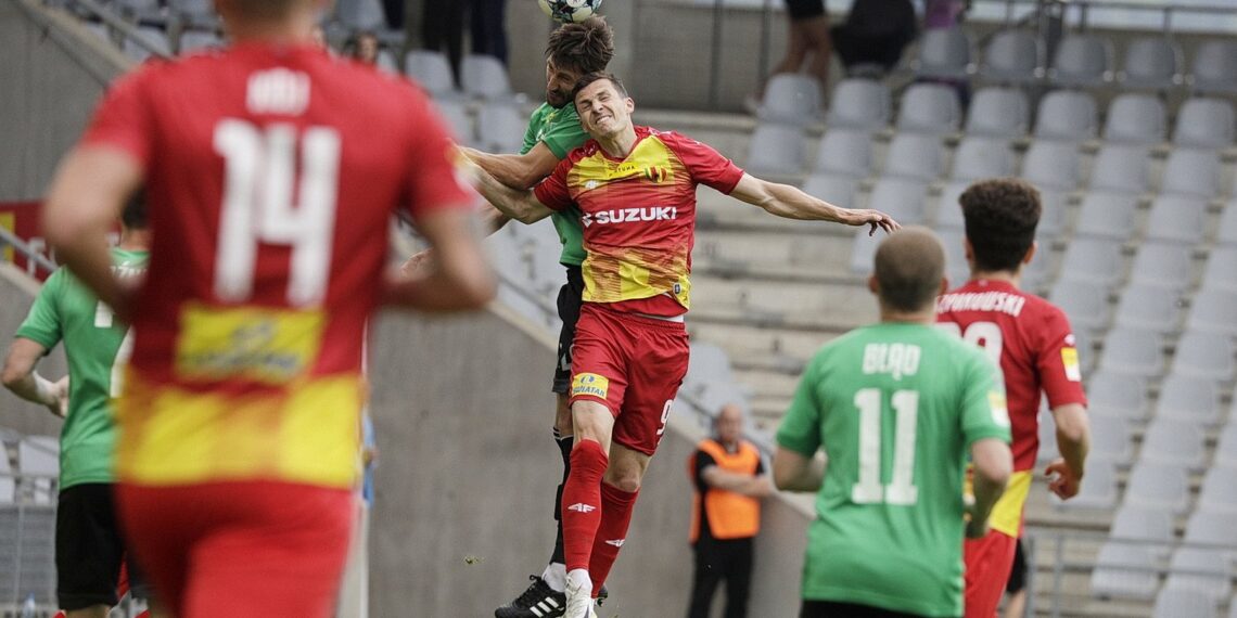 14.05.2022 Kielce. 33. kolejka Fortuna 1 Ligi. Mecz Korona Kielce - GKS Katowice / Fot. Jarosław Kubalski - Radio Kielce