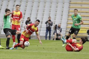 14.05.2022 Kielce. 33. kolejka Fortuna 1 Ligi: Korona Kielce - GKS Katowice / Jarosław Kubalski / Radio Kielce