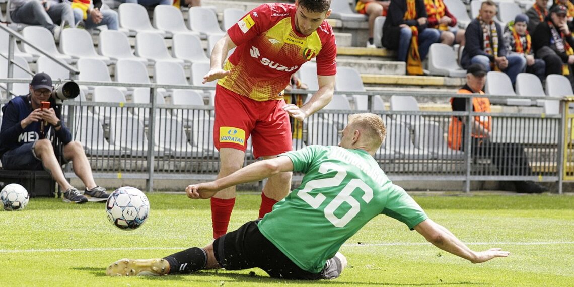 14.05.2022 Kielce. 33. kolejka Fortuna 1 Ligi. Mecz Korona Kielce - GKS Katowice / Fot. Jarosław Kubalski - Radio Kielce