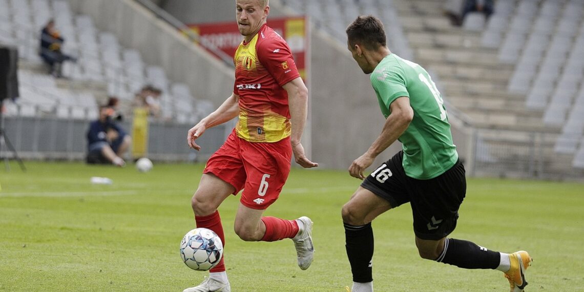 14.05.2022 Kielce. 33. kolejka Fortuna 1 Ligi. Mecz Korona Kielce - GKS Katowice / Fot. Jarosław Kubalski - Radio Kielce