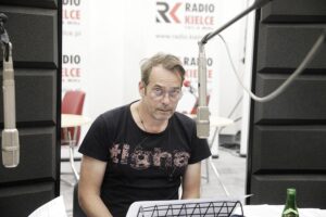 23.05.2022 Radio Kielce. Aktor Paweł Deląg / Jarosław Kubalski / Radio Kielce