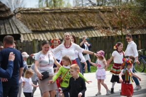 02.05.2022. Lublin. Muzeum Wsi Lubelskiej. Eliminacje festiwalu „Jawor – u źródeł kultury 2022” / Krzysztof Radzki / Radio Lublin