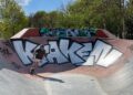 07.05.2022. Kielce. Graffiti na kieleckim skateparku / Wiktor Taszłow / Radio Kielce
