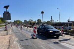 09.05.2022. Kielce. Remont alei Solidarności / Wiktor Taszłow / Radio Kielce