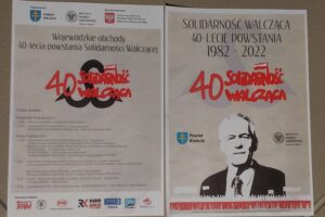 04.05.2022. Kielce. Materiały promocyjne jubileuszu 40-lecia Solidarności Walczącej / Marcin Marszałek / Radio Kielce