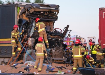 23.06.2022. Pastwiska. Wypadek / fot. Ratownictwo Powiatu Ostrowieckiego