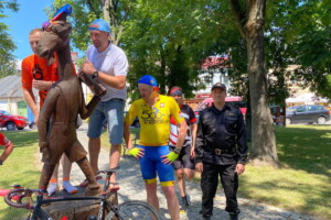 24.06.2022. Świętokrzyskie. 6. Charytatywny Ultramaraton Kolarski / Fot. KP PSP Busko-Zdrój