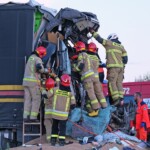 23.06.2022. Pastwiska. Wypadek / fot. Ratownictwo Powiatu Ostrowieckiego